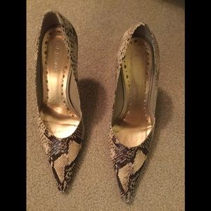 BCBG Animal Print Heels